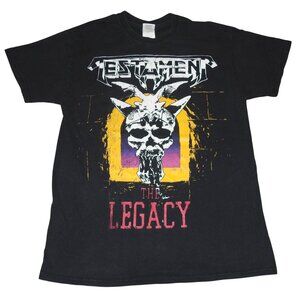 Testament The Legacy Heavy Metal Thrash Short Sleeve Black T-Shirt Medium
